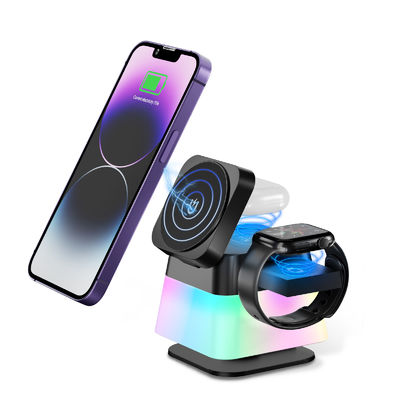 良い値段 夜光ワイヤレス充電器 スマートウォッチの充電ステーション Type C インターフェース オンライン