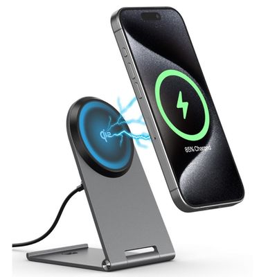 良い値段 アルミ合金 Qi 2 ワイヤレス充電パッド 15W 充電 スマート携帯電話とイヤホン オンライン