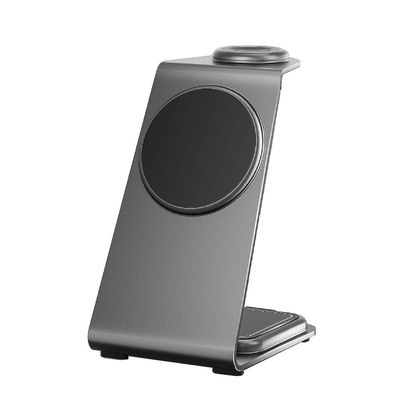 良い値段 ワイヤレス充電 電子機器用 アルミ合金充電器 iPhone Samsung スマートフォン イヤボッド & iWatch オンライン