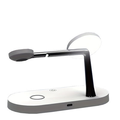 良い値段 ABS亜鉛合金とUSB-A出力インターフェース スマートデバイス用4イン1ワイヤレス充電ステーション オンライン