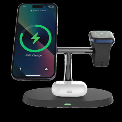 良い値段 マグネット式iPhone/iWatchの充電と3イン1の磁気無線充電ステーション オンライン