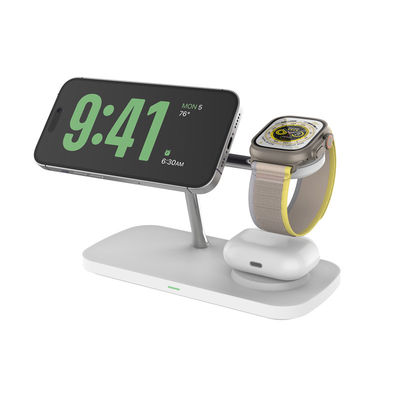 良い値段 QI2 5 in 1 Magnetic Wireless Charger iPhone Stand 15W Fast Mag-Safe Charger for iPhone 17/17 Pro/17 Air/17 Pro Max 16/15/14/13/12 Series Apple Magnet Wireless Charging Station/Pad for AirPods オンライン