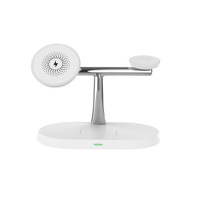 良い値段 3 In 1 急速充電器 5W/7.5W/10W/15Wの充電用ABS素材の磁気無線充電ステーション 黒 オンライン