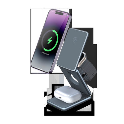 良い値段 黒色ポータブルワイヤレス充電器 5Wマックスヘッドフォン充電 高さ角度調整可能 オンライン