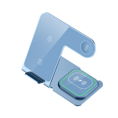 良い値段 3イン1 ブラケット アルミ合金 電話 イヤホン時計のための無線充電器 オンライン