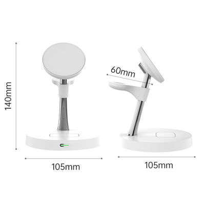 良い値段 亜鉛合金とABS素材のC型入力ポータブル無線充電器 黒と白色 オンライン
