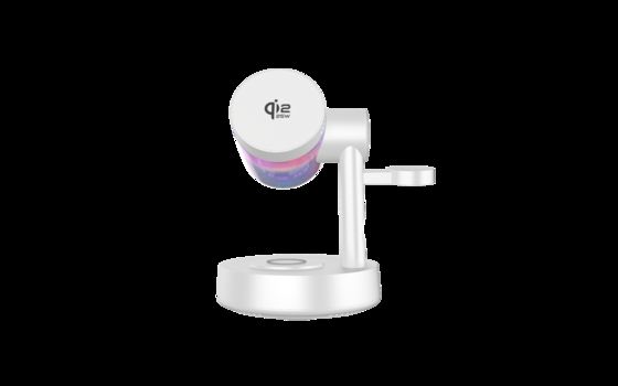 良い値段 All In One 25W Wireless Charger Music Wireless Charger With Light Charger Stand  オンライン