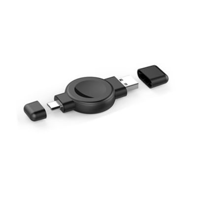 デュアルインターフェイス サムスン Apple Watch 充電器 スマートウォッチ 無線充電 2.5W 20g