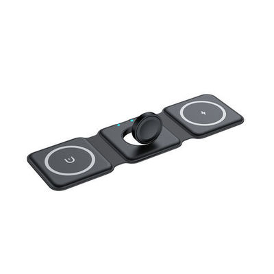 良い値段 スタイリッシュ 15W アップル ワイヤレス 旅行充電器 電磁式折りたたみ ワイヤレス 充電器 携帯電話 オンライン