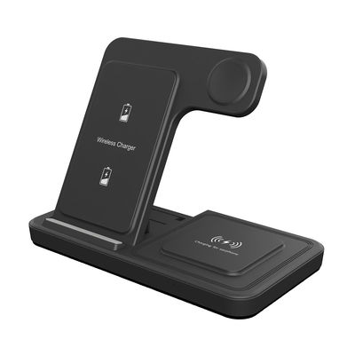 15w マルチ機能ワイヤレスポータブルチャージャー Iphone ブラック&ホワイト ABS メタリアル