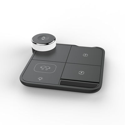 良い値段 4 イン 1 折りたたむワイヤレス 充電器: Qi 標準,電話/時計/ヘッドセット 充電,カラフルなライト オンライン