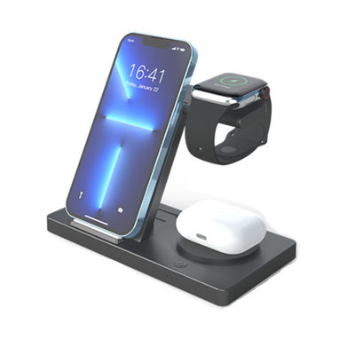 折りたたむデザイン iPhone ホワイト カラー オプション 多機能無線充電器