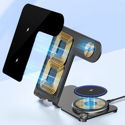 良い値段 メタルワイヤレス充電 3W イヤホンと 2W ウォッチ出力 便利な充電 オンライン