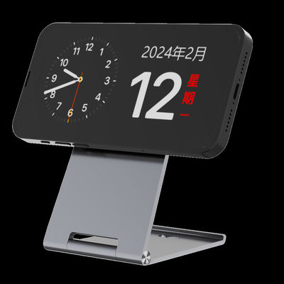 良い値段 アルミ合金 Qi 2 メタルワイヤレスチャージャー USB C インターフェイスとダミング折りたたみデザイン オンライン