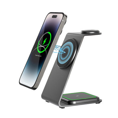 良い値段 ワイヤレス アルミ合金充電台 15W PD/QC iPhone/Samsung/その他の Qi デバイスと互換性 オンライン