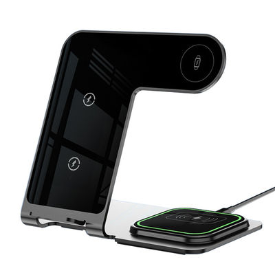 良い値段 アルミ 15W ワイヤレス 充電スタンド  Qi 標準 スマートフォン オンライン