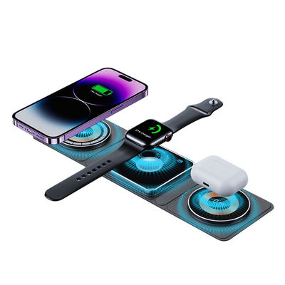 良い値段 折りたたむワイヤレス充電 3 折りたたむデザイン  Qi スマートフォン エアポッド IWatch オンライン