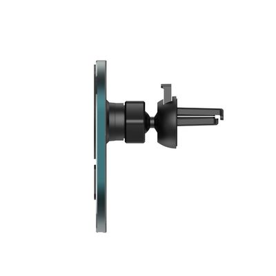 良い値段 Qi 無線車充電器 エアベントマウント 15W マックス アルミ/シリコン USB C 入力 オンライン