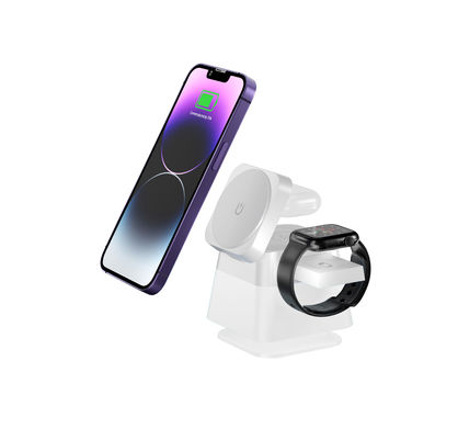 9v 2a ブラック ホワイト アブス アクリル ブレーケット 無線充電器 電話/イヤホン/時計
