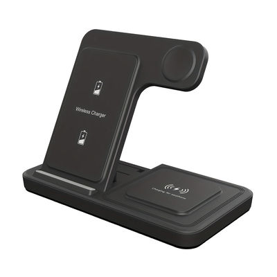 マルチファンクション 急速折りたたみワイヤレス充電器 15W スマートフォン イヤホン Iウォッチ