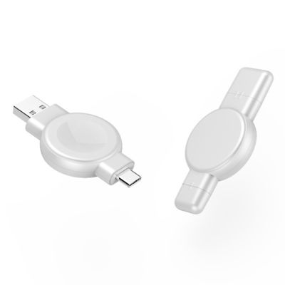 アップル&サムスン デュアルインターフェイスウォッチ 充電器出力 2.5w abs と pc 素材