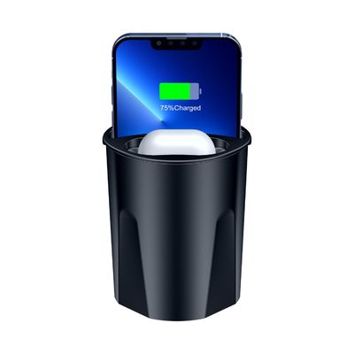 良い値段 15W/10W/7.5W/5Wのワイヤレス充電能力とDC 12V 5A入力パラメータを持つABSカーワイヤレス充電器 オンライン