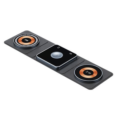良い値段 2025 X8 アップルとサムスンのワイヤレス充電器 スマートウォッチ用の折りたたみ15W/10W充電器 オンライン