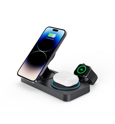 2025 Y388 タイムメス効率的な無線高速充電器 15W/10W Apple And Sansung 製品をサポートする亜鉛無線充電器