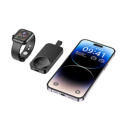 2025 新型X550 無線充電器 アップルウォッチ 1000mah ミニパワーバンク ポータブルウォッチ充電器