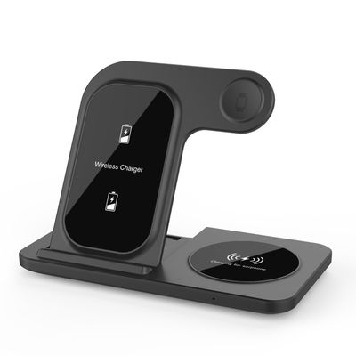 良い値段 2025 最新タイムス効率充電器 ワイヤレス充電器 15W/10W Appleとサムスンの電話をサポートする 携帯電話の支架 オンライン