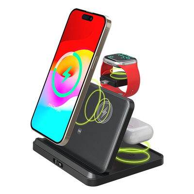良い値段 A21 Samsung Vesion 3 In 1 Foldable Wireless Charger 15w /10w Charger  オンライン