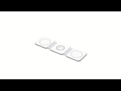 15W Qi 対応 ポータブル 超電圧保護 - 黒/白