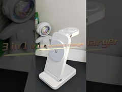 5W マックス パワー コンパクト 無線充電器 ヘッドフォン充電 黒 白 紫灰