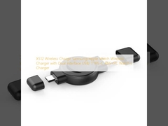 X512 ワイヤレス 充電 双面接 USB/TYPE-C ABS+PC 時計の充電器付きの Samsung/Apple Watch 無線充電器