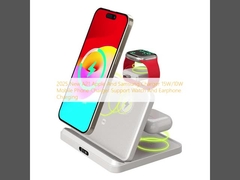 2025 新型A21 アップル・アンド・サムスン 充電器 15W/10W 携帯電話充電器 サポート 時計とイヤホンの充電