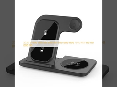 2025年 携帯電話のワイヤレス充電器 三星とアップルの車両用充電器 15W/10W高速充電スタンドサポート